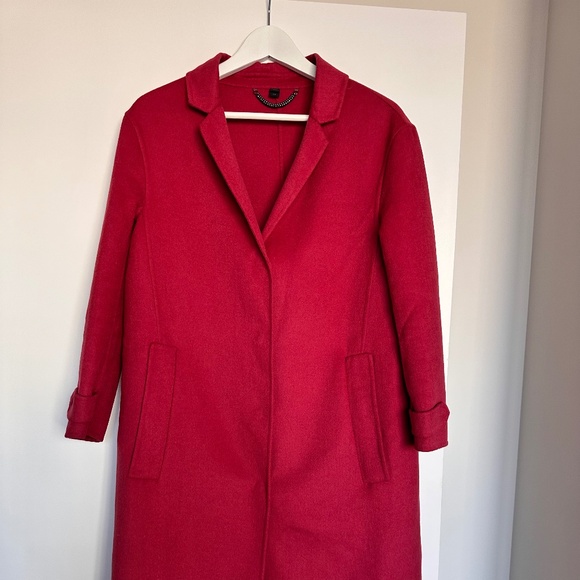 Burberry - Pink Angora / Wool Topcoat - Picture 1 of 3